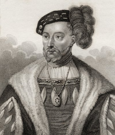 James V, King of Scotland, illustration from 